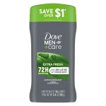 Dove Men+Care Extra Fresh Men's Antiperspirant Deodorant Stick Extra Fresh Twin pack With 72-hour sweat & odor protection with 1/4 Moisturizing Cream & Long-lasting Citrus Scent 2.7 oz - Image 2
